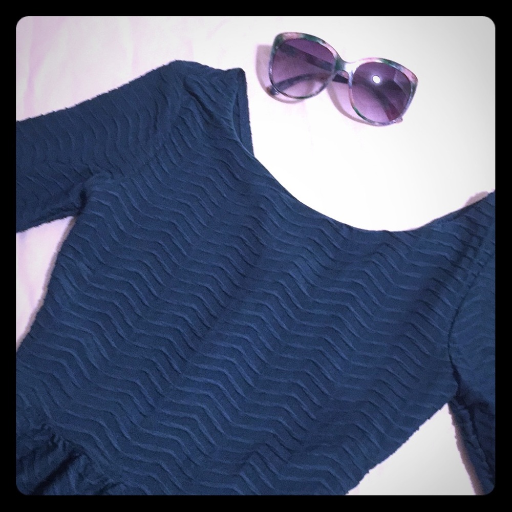 B. Darlin Emerald Green 3/4 sleeve dress